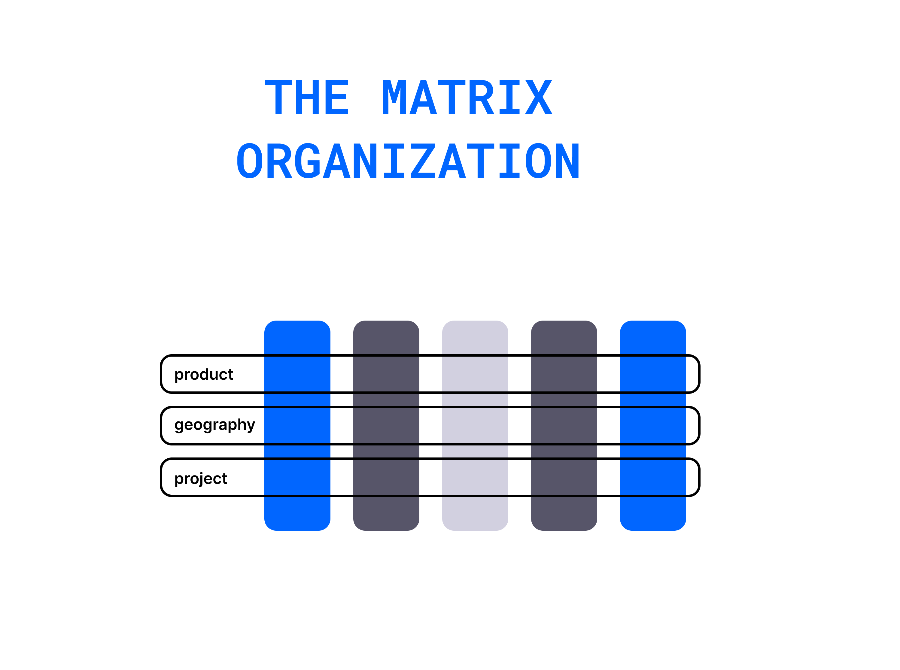 The matrix organization illustration